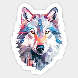 Alpha Wolf Animal World Wildlife Beauty Discovery Sticker